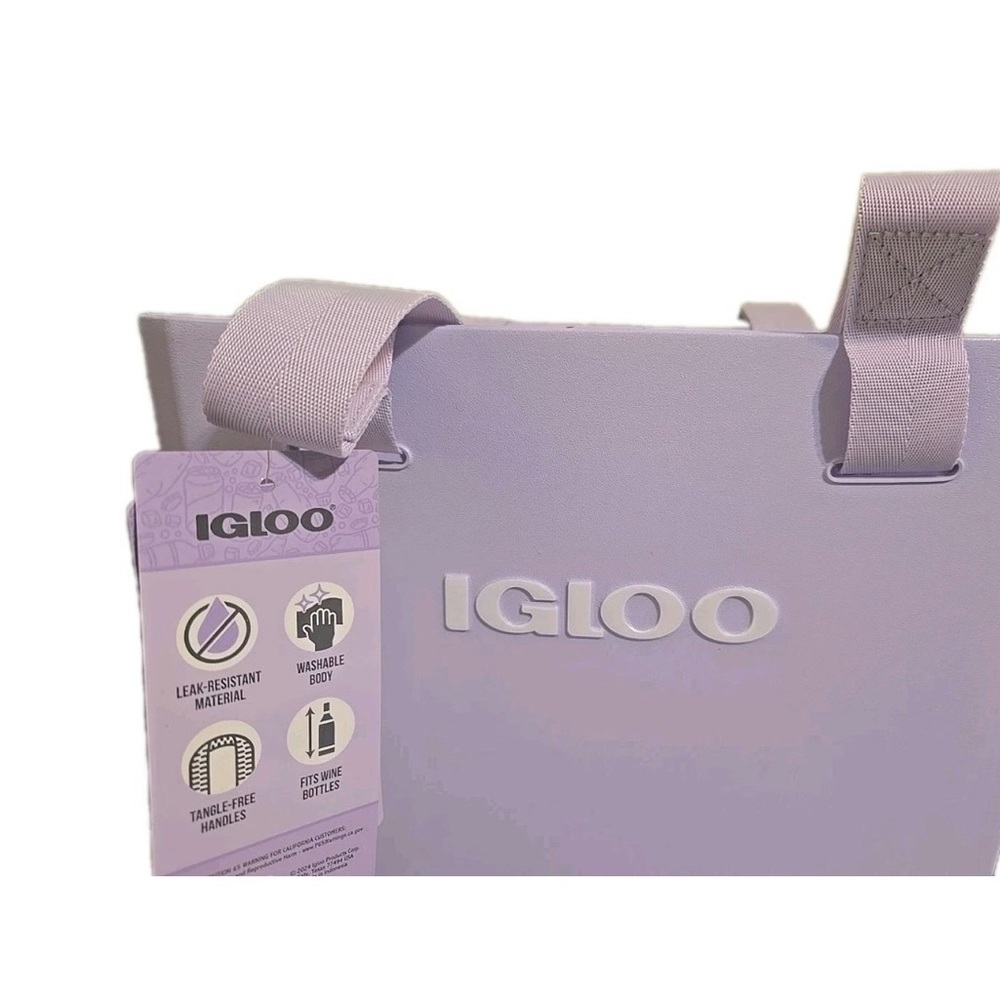 Igloo Lavender Tote Cooler - Picture 4 of 10